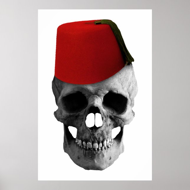 Póster Fez del Effendi: Un relato egipcio de una calavera (Frente)