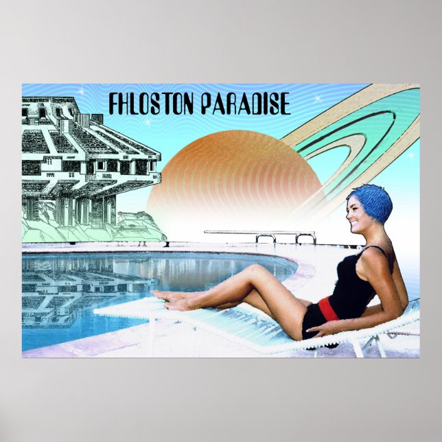 Póster Fhloston Paradise ~ Viajes interplanetarios (Frente)