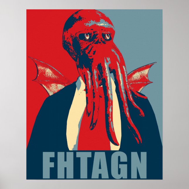 Póster Fhtagn (Frente)
