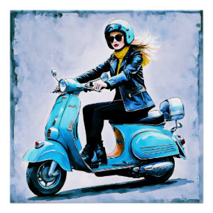 Póster "Fiamma" "Corsa Elegante" - Viaje elegante