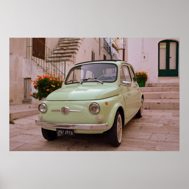 Póster Fiat 500 (Frente)