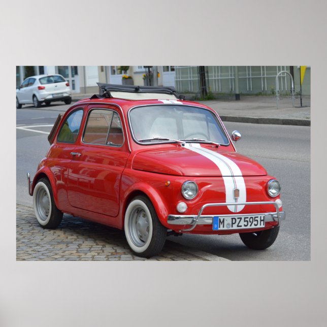 Póster Fiat 500 (Frente)