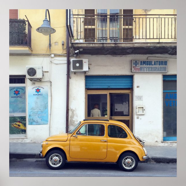 Póster Fiat 500 (Frente)