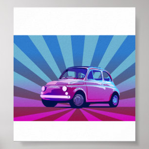 Póster Fiat 500 Bunt