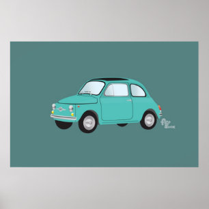 Póster Fiat 500 Poster