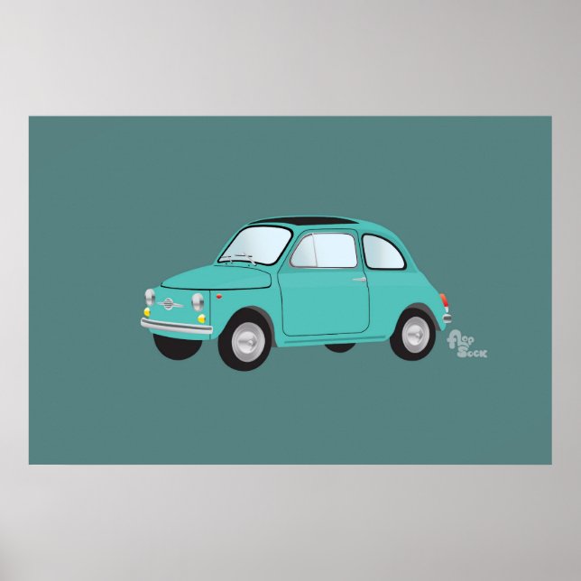 Póster Fiat 500 Poster (Frente)