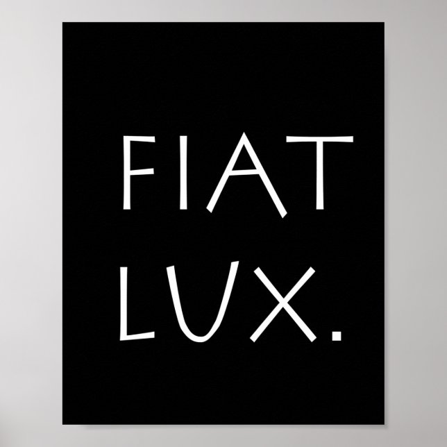 Póster Fiat Lux (Frente)