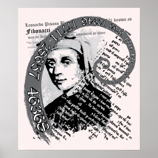 Póster Fibonacci Spiral (Frente)