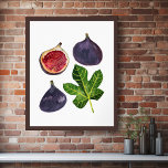 Póster Fibras Caídas Fruity Watercolor Art<br><div class="desc">¡Mira este dulce arte mural hecho a mano por ti! No dudes en añadir tu propio texto o cambiar los colores. ¡Visita mi tienda para más!</div>