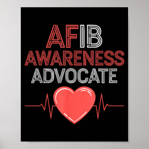 Póster Fibrilación Auricular Médica Enfermedad del Corazó