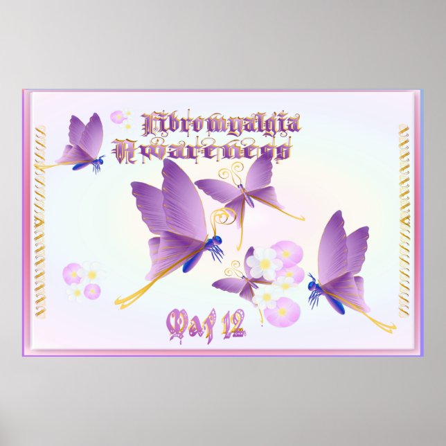 Póster Fibromialgia Conciencia (Frente)