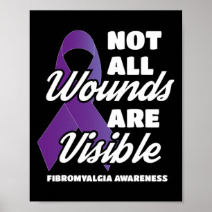 Póster Fibromialgia Conciencia No Todas Las Heridas Son V