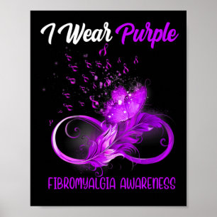Póster Fibromialgia de la pluma de la cinta