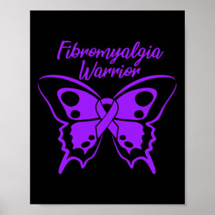 Póster Fibromialgia Guerrero Fibro Conciencia Mantequilla