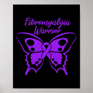 Póster Fibromialgia Guerrero Fibro Conciencia Mantequilla