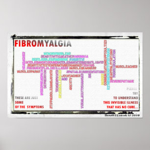 Póster Fibromialgia Síntomas poster