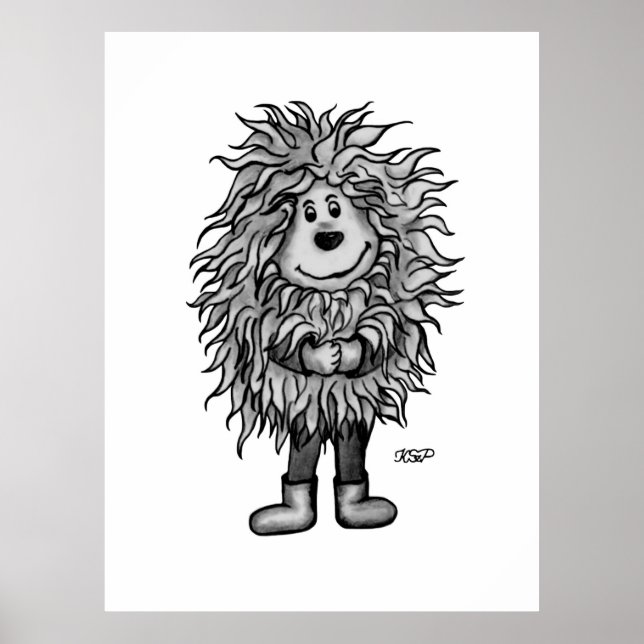 Póster Fidel El Pequeño Goblin Forestal (Frente)