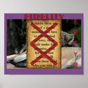 Póster Fidelidad de Havamal