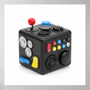 Póster Fidget Cube Stress Toy