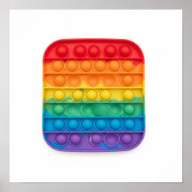 Fidget pop-it arcoiris
