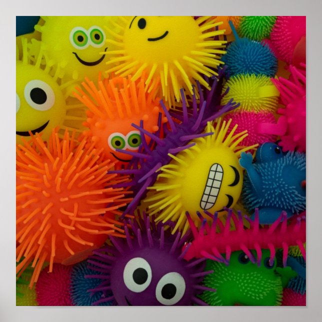 Póster Fidget Toy Squishy Ball (Frente)