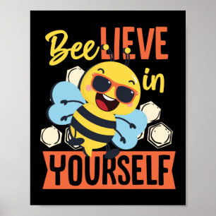 Póster Fiebre De Abejas En Tu Propia Abeja Abeja Pun