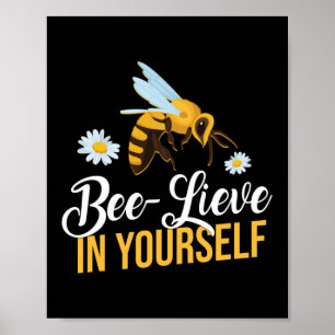 Póster Fiebre De Abejas En Tu Propia Abeja Abeja Pun