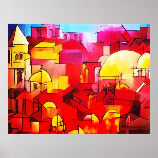 Póster Fiebre de Jerusalén (Frente)