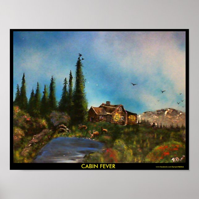 Póster Fiebre de la cabaña (Frente)