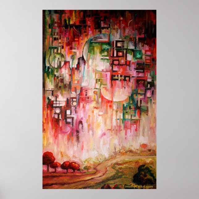 Póster Fiebre de primavera - Imprimir lienzo (Frente)