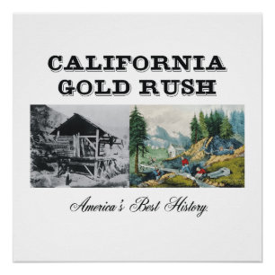 Póster Fiebre del oro de ABH California
