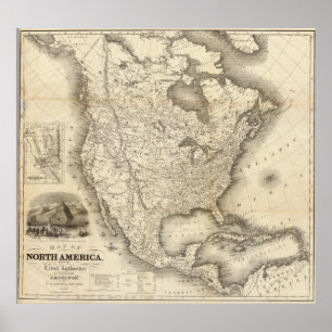 Póster Fiebre del Oro en California