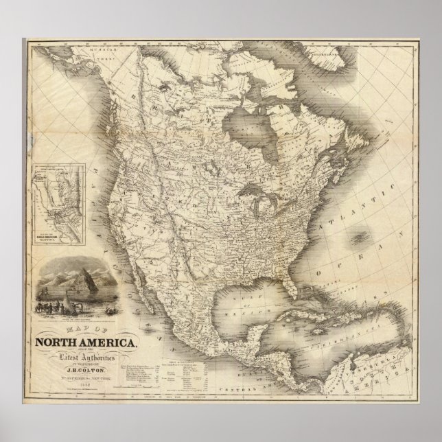 Póster Fiebre del Oro en California (Frente)