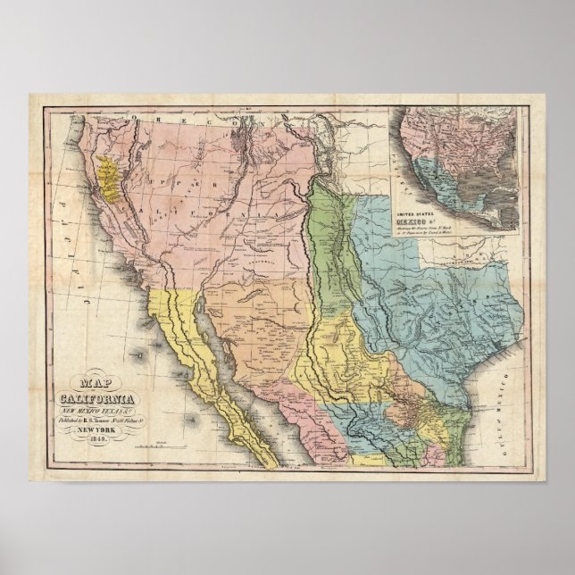 Póster Fiebre del oro en California (Frente)