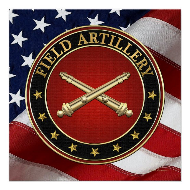 Póster Field Artillery Branch Insignia Special Edition (Anverso)