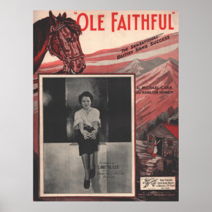 Póster Fieles De La Ole De 1935