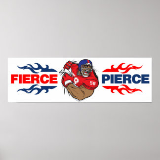 Póster Fierce Pierce Poster
