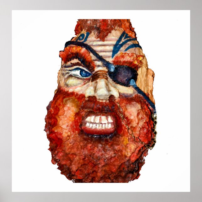 Póster Fierce Scandinavian Viking (Frente)