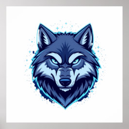Póster Fierce Wolf – Symbol of Strength and Freedom