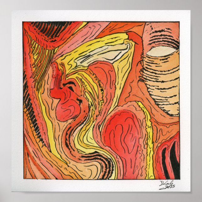 Póster Fiery (Frente)