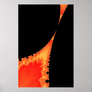 Póster Fiery Stalagmite Poster
