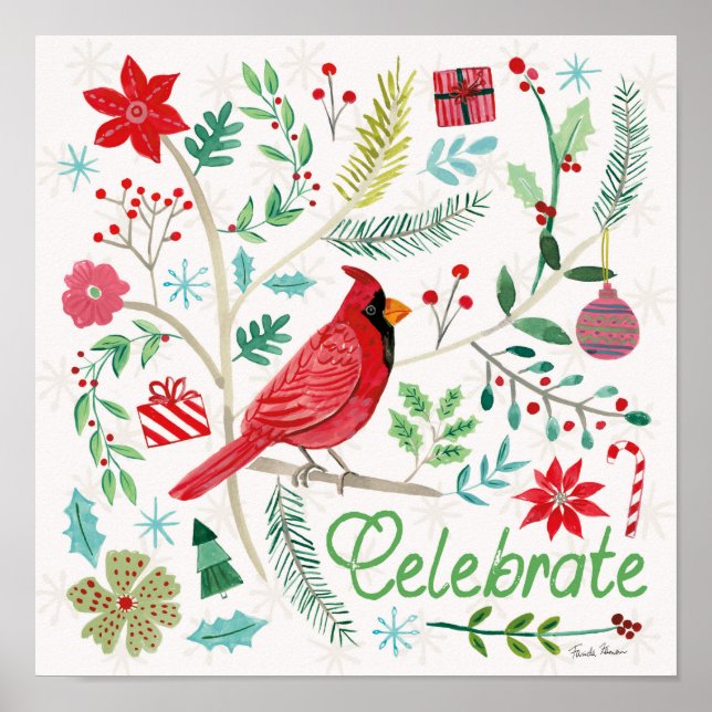 Póster Fiesta alegre - Celebrar (Frente)