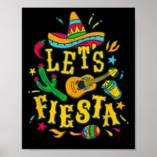 Póster Fiesta Cinco de Mayo Fiesta de la Fiesta Mexicana