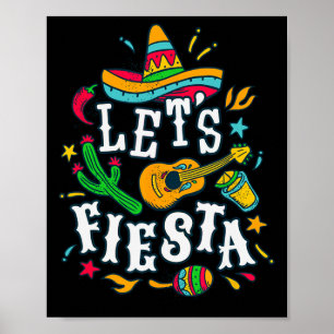 Póster Fiesta Cinco de Mayo Fiesta de la Fiesta Mexicana