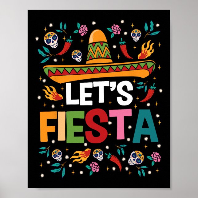 Póster Fiesta Cinco De Mayo Fiesta Gui (Frente)