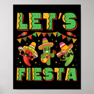 Póster Fiesta Cinco De Mayo, Fiesta mexicano divertida