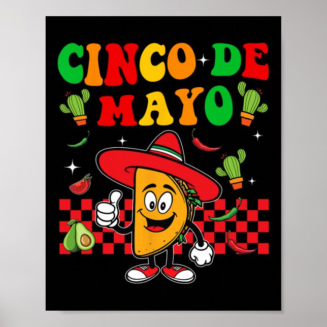 Póster Fiesta Cinco De Mayo Fiesta México (Frente)