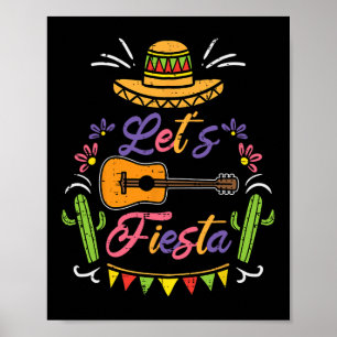 Póster Fiesta Cinco De Mayo Mujeres Fiestas Mexicanas