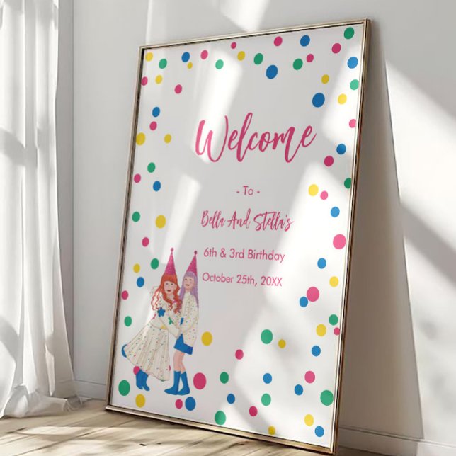 Póster Fiesta Conjunta de Cumpleaños de las Hermanas Past (Subido por el creador)