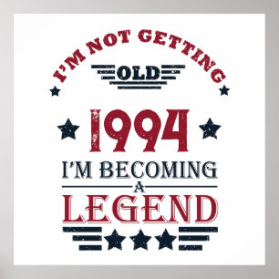 Póster Fiesta de 30 años de edad personalizada